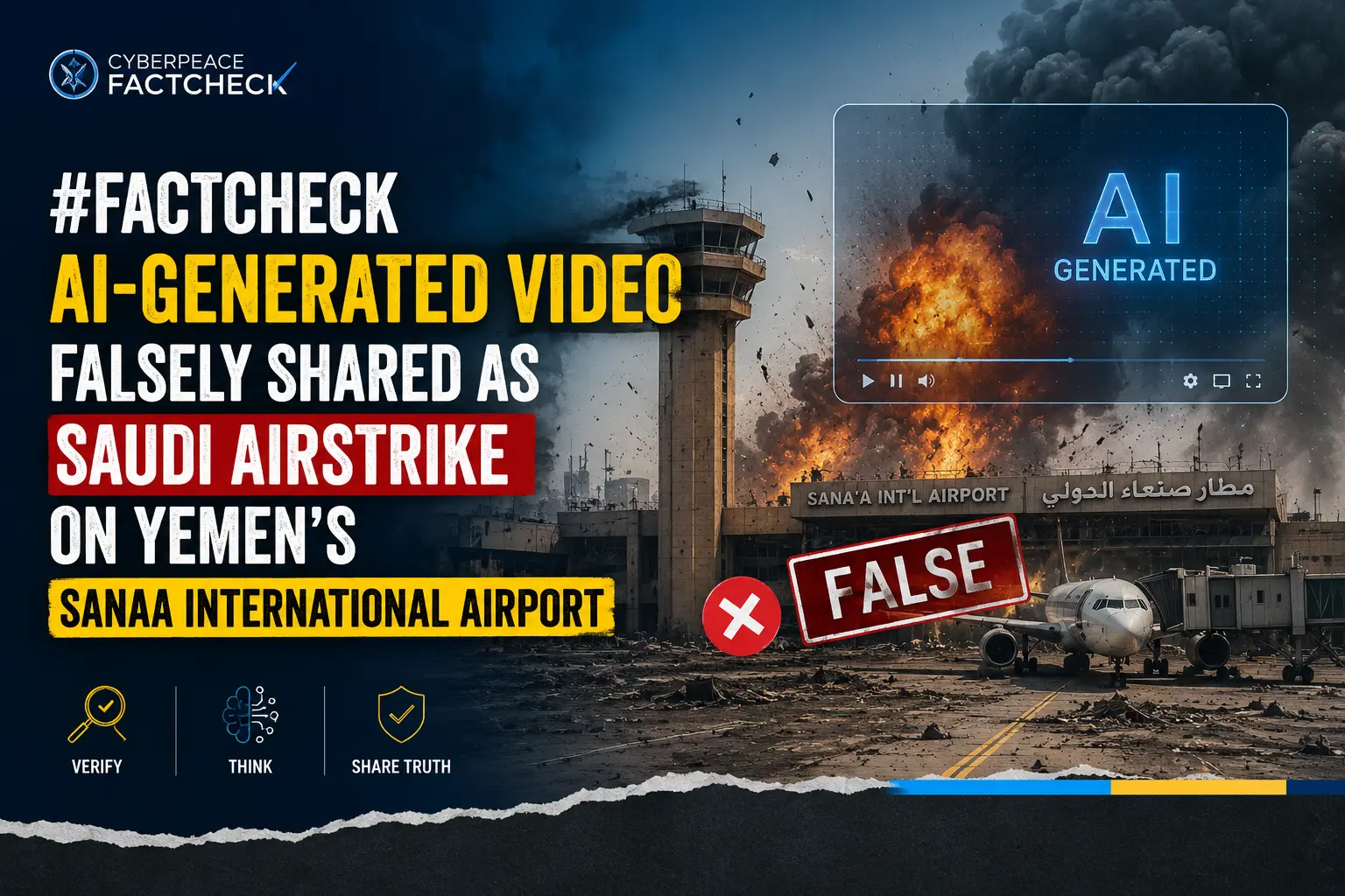 #FactCheck-AI-generated video falsely shared as Saudi airstrike on